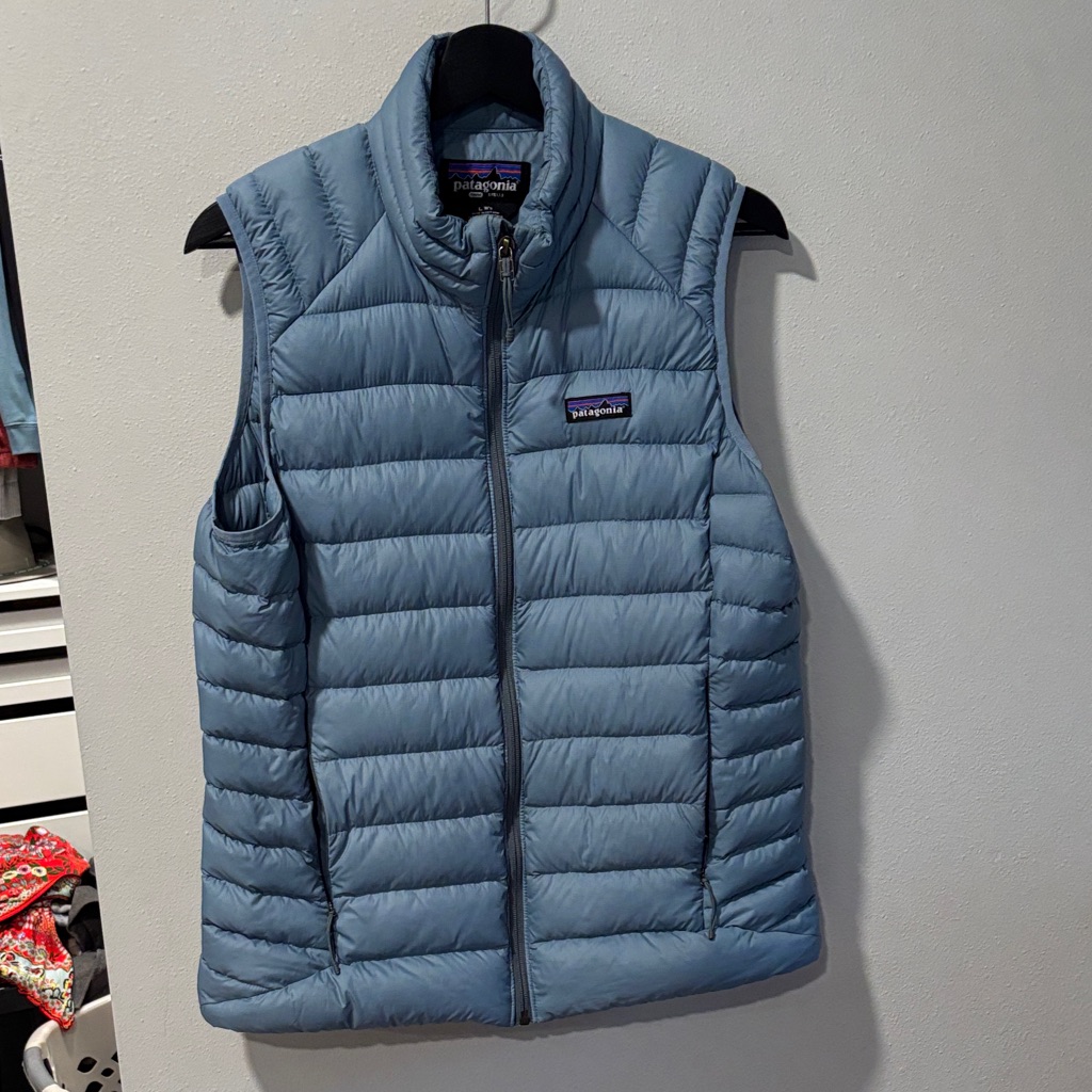 Patagonia Light Blue Quilted Vest